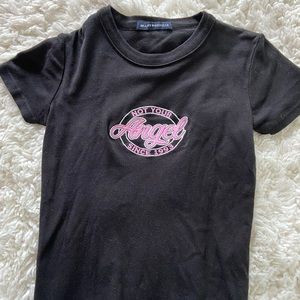 “ Not Your Angel” Brandy Melville babydoll tee